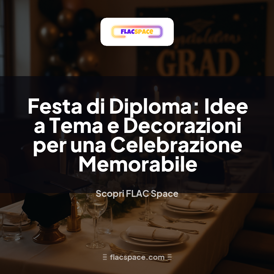 Festa di Diploma: Idee a Tema e Decorazioni per una Celebrazione Memorabile