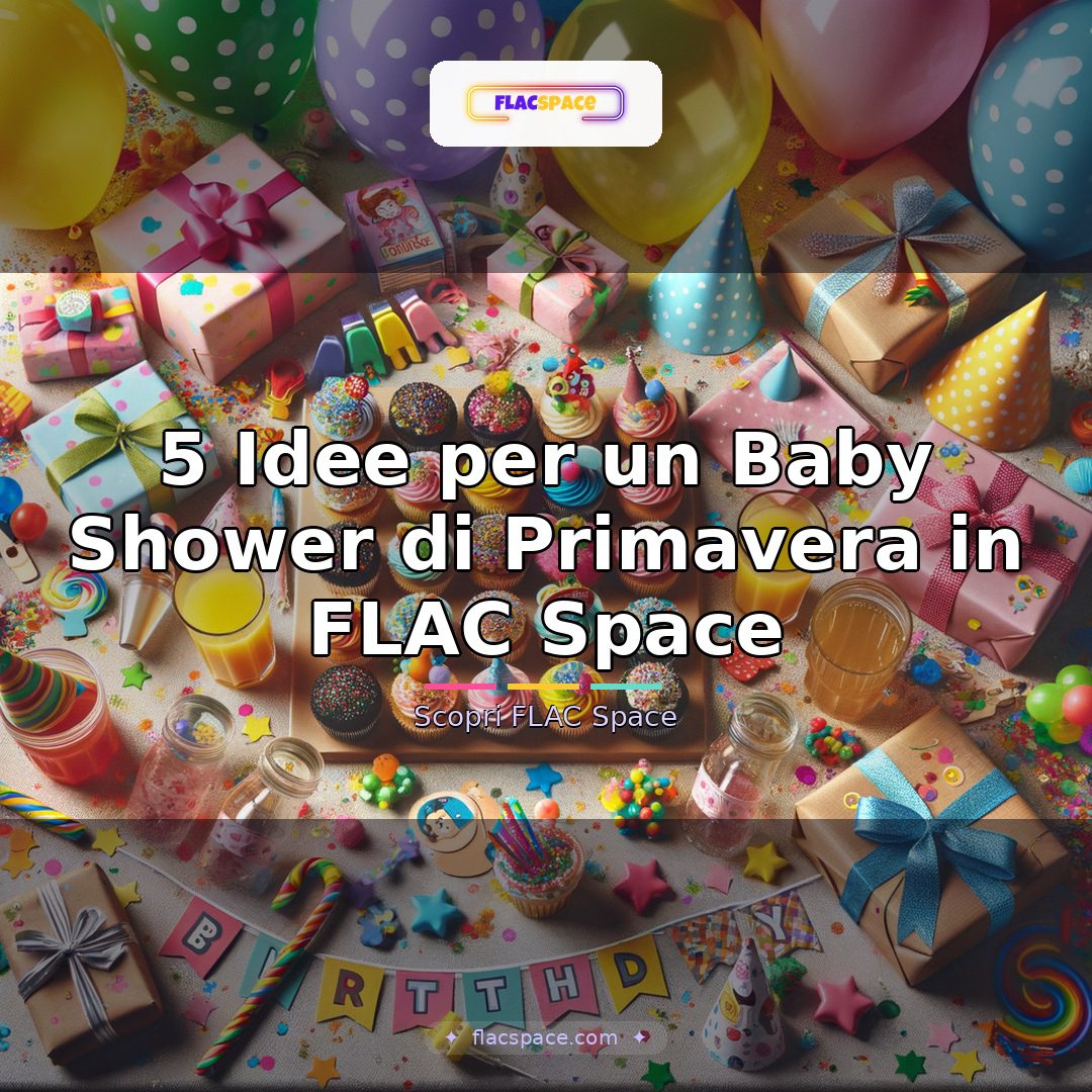 5 Idee per un Baby Shower di Primavera in FLAC Space