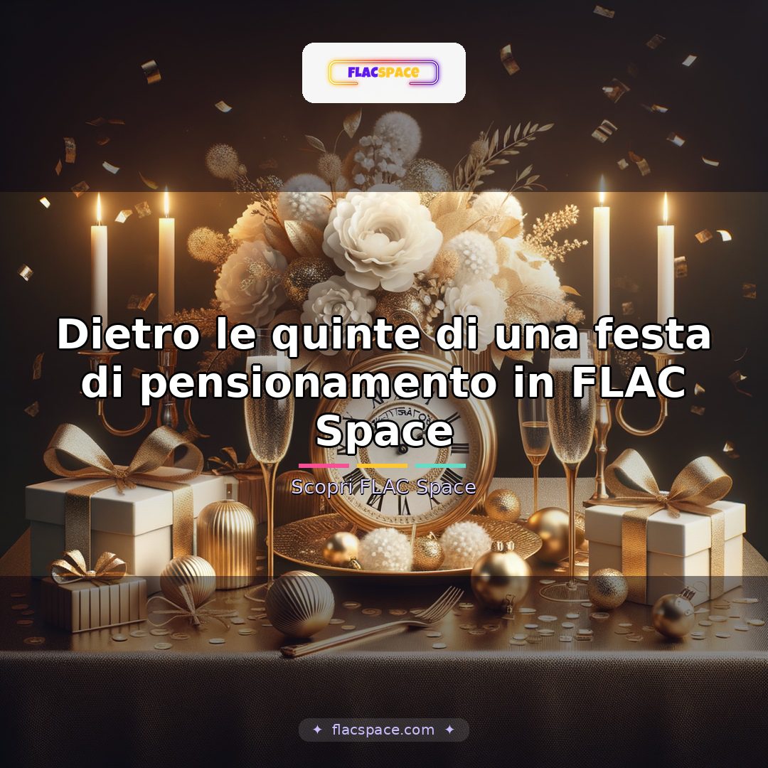 Dietro le quinte di una festa di pensionamento in FLAC Space