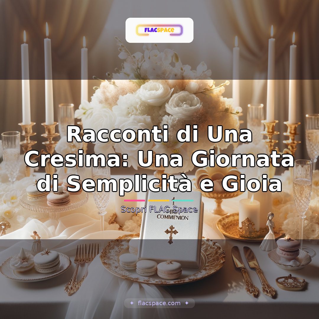 Racconti di Una Cresima: Una Giornata di Semplicità e Gioia