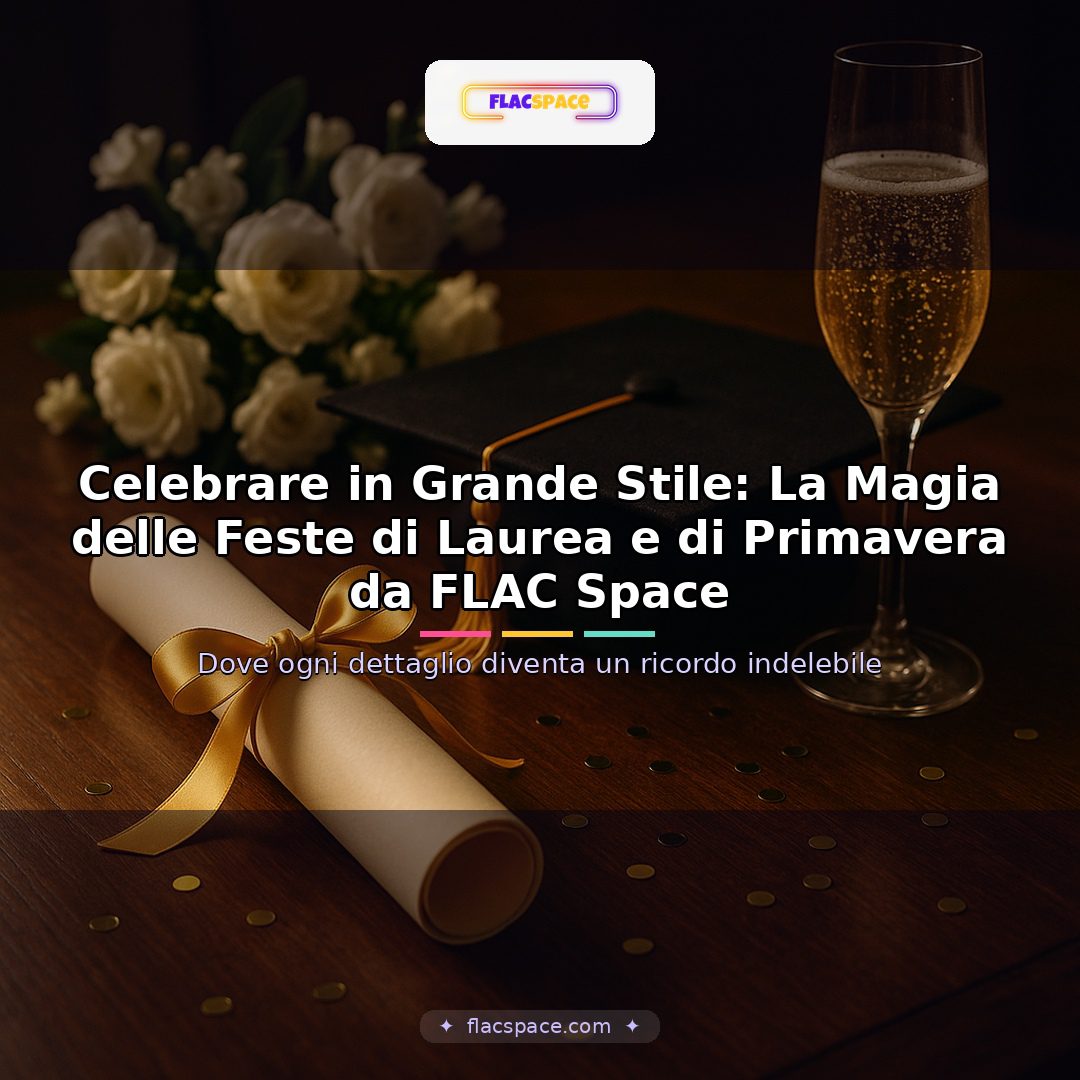 Celebrare in Grande Stile: La Magia delle Feste di Laurea e di Primavera da FLAC Space