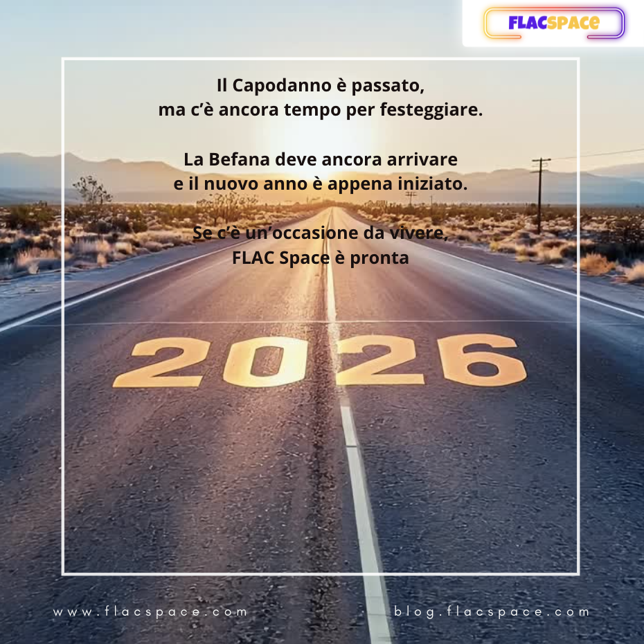 Sala eventi per feste di gennaio – FLAC Space