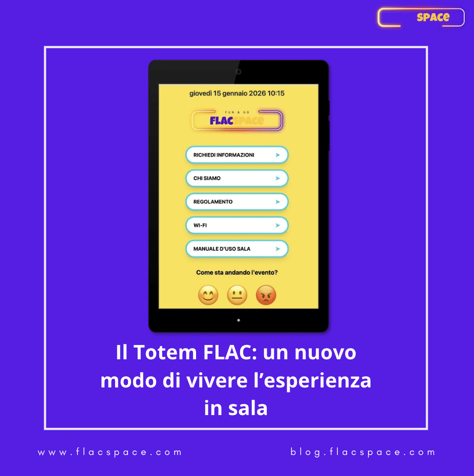 Sale eventi con tecnologia innovativa FLAC Space