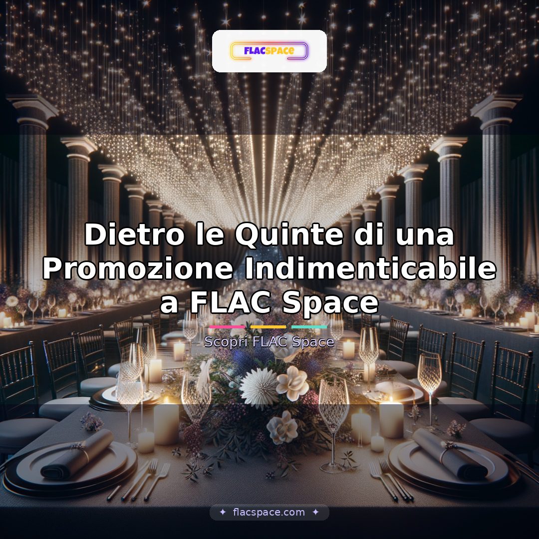 Dietro le Quinte di una Promozione Indimenticabile a FLAC Space