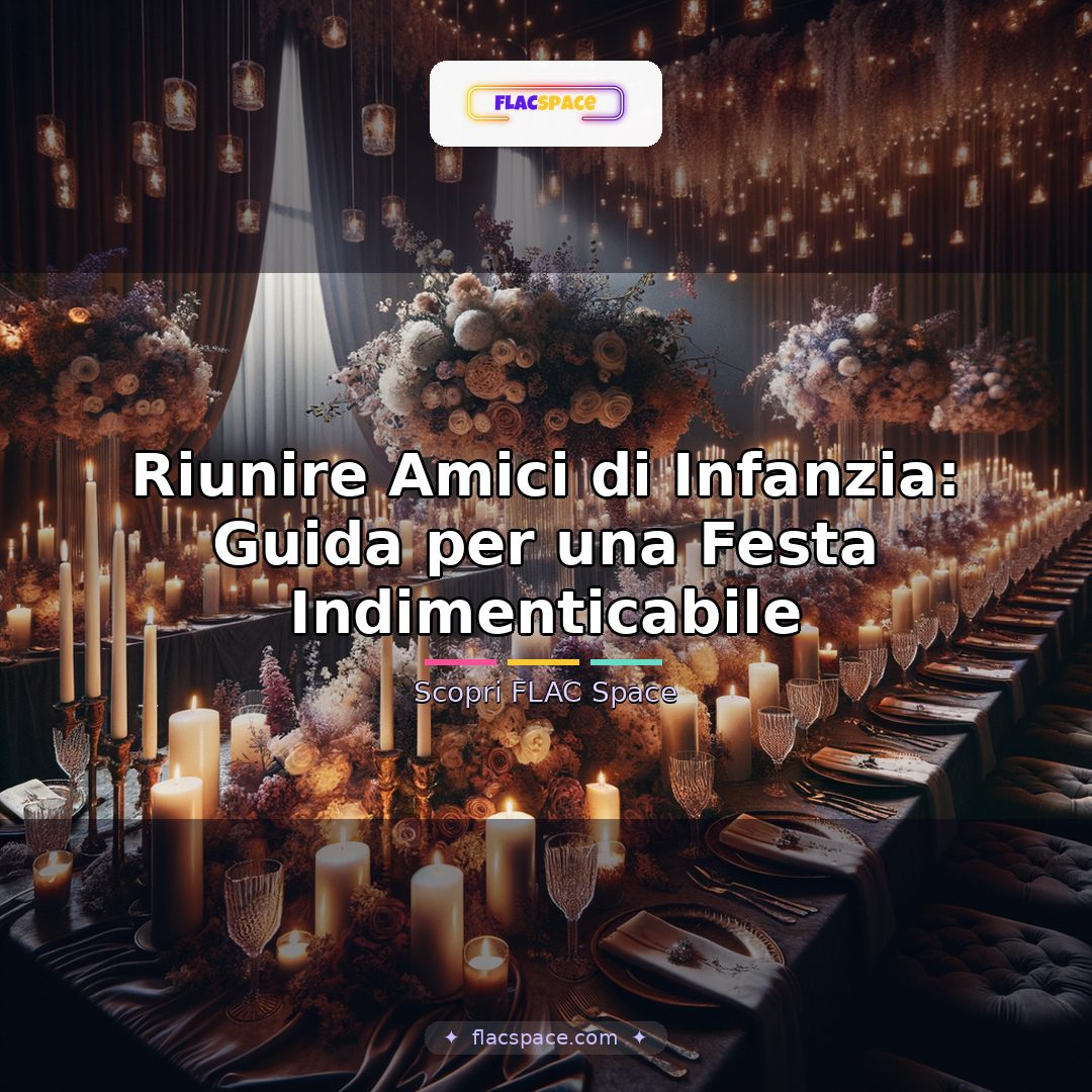 Riunire Amici di Infanzia: Guida per una Festa Indimenticabile
