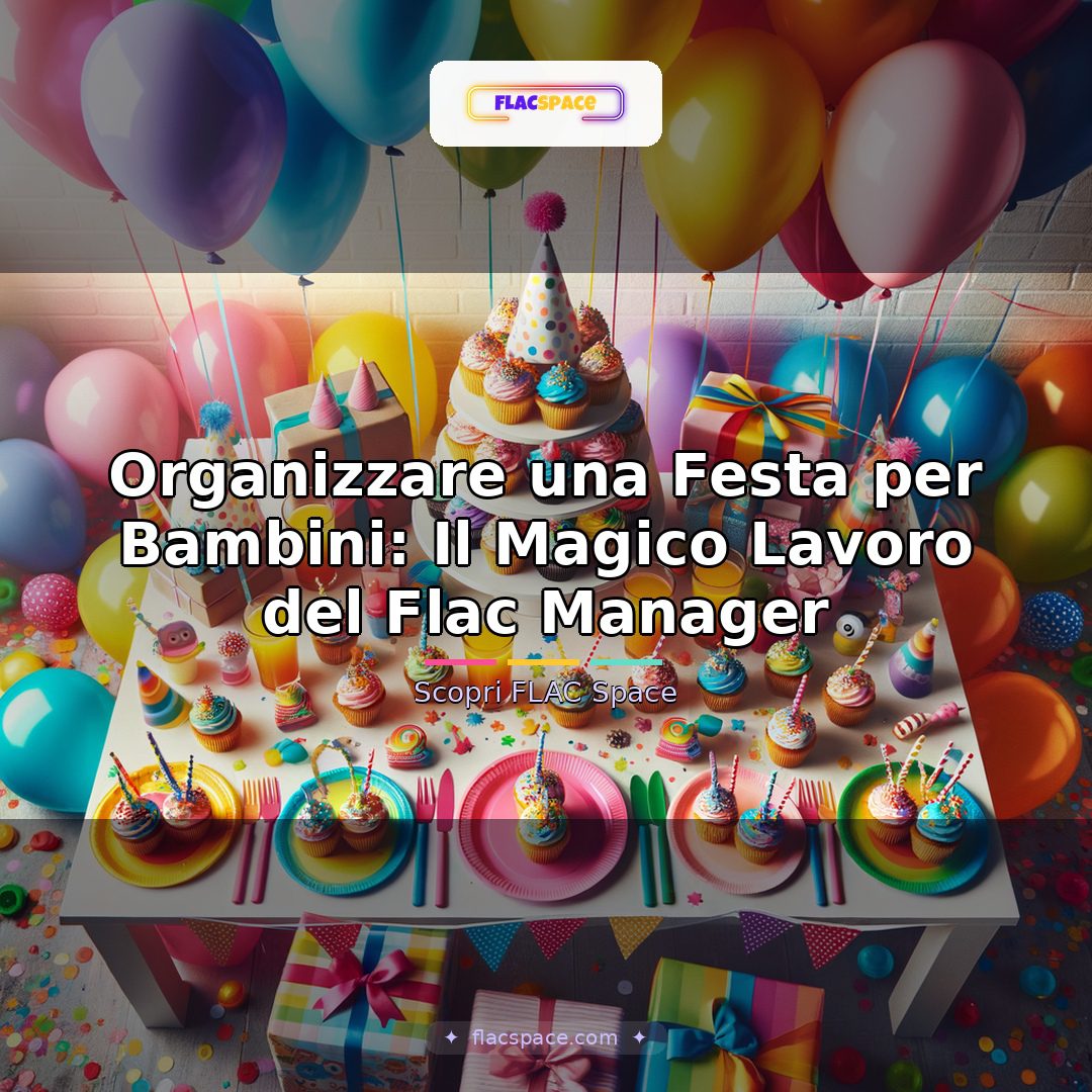 Organizzare una Festa per Bambini: Il Magico Lavoro del Flac Manager