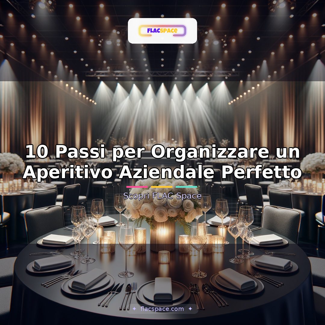 10 Passi per Organizzare un Aperitivo Aziendale Perfetto