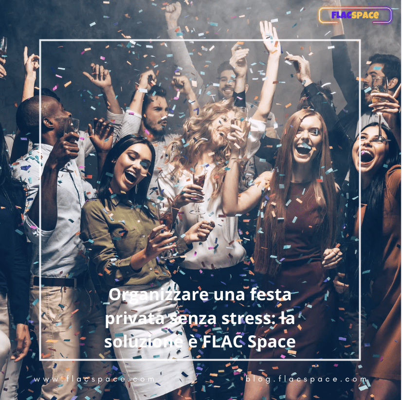 Sale eventi per feste private: FLAC Space senza stress