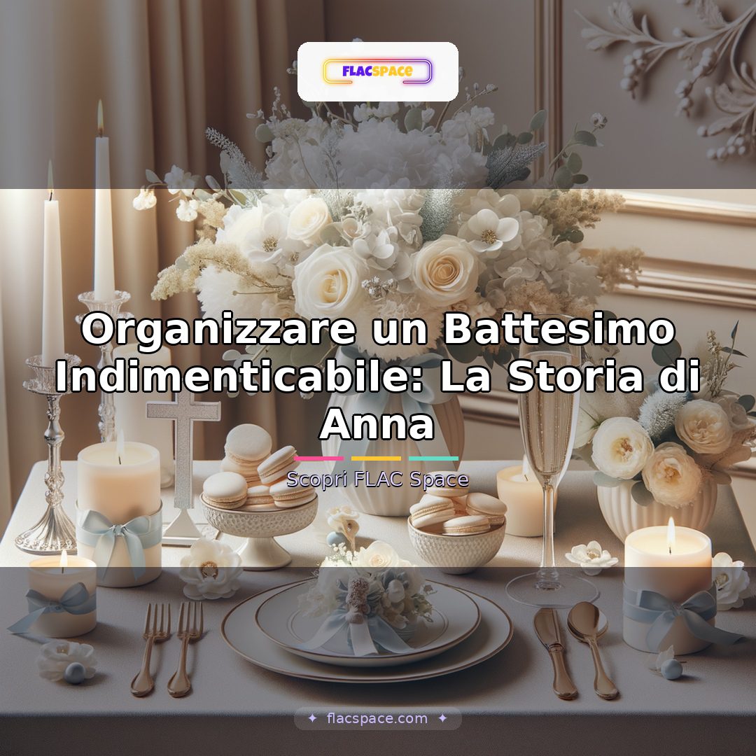 Organizzare un Battesimo Indimenticabile: La Storia di Anna