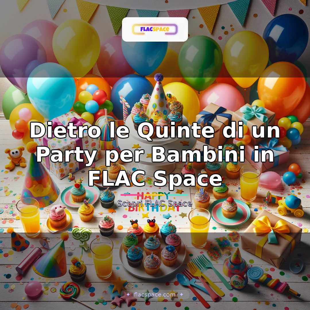Dietro le Quinte di un Party per Bambini in FLAC Space