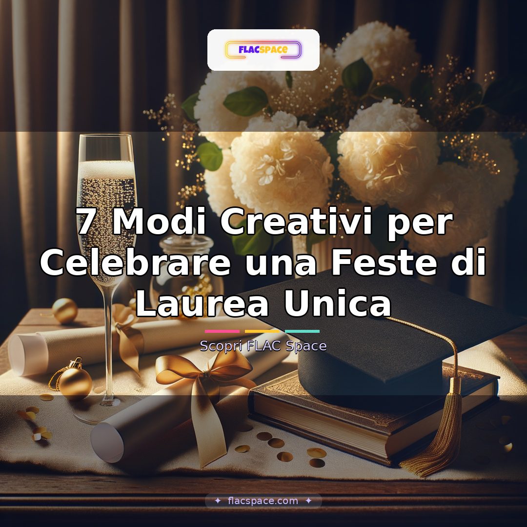 7 Modi Creativi per Celebrare una Feste di Laurea Unica